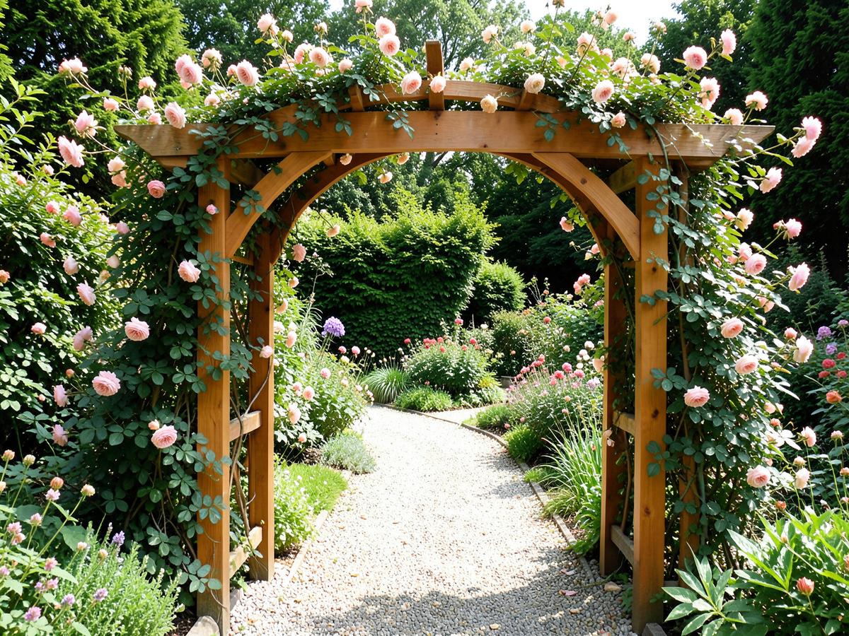 Garden Arches handcrafted in timber