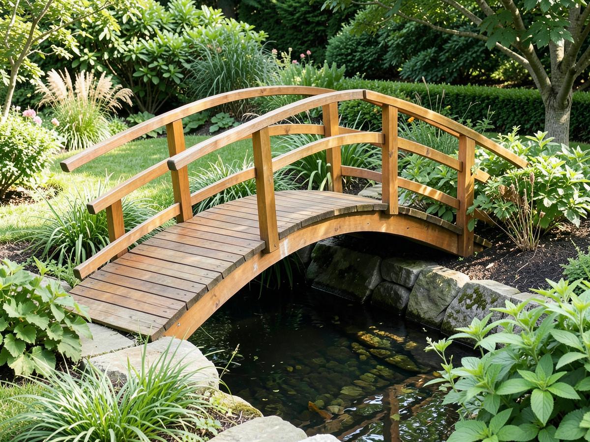 Garden Bridges handcrafted in timber