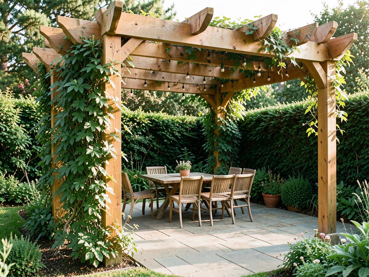 Pergolas handcrafted in timber