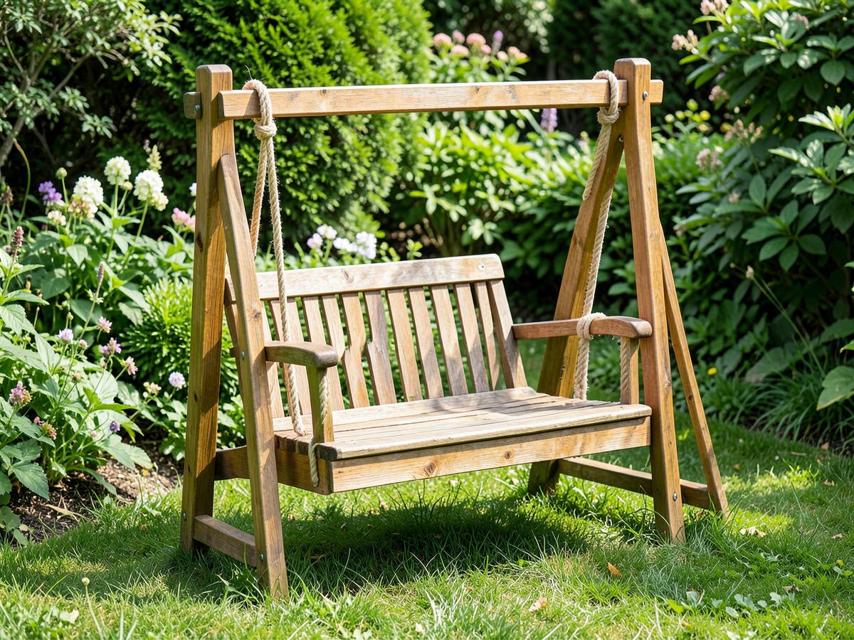 Garden Swings handcrafted in timber